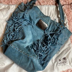 COACH POPPY FRINGE BAG